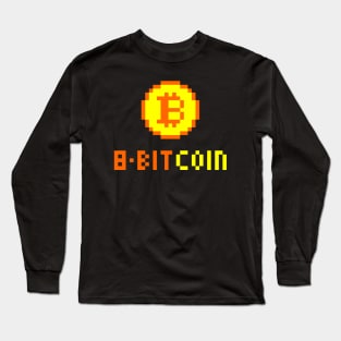 8-Bit Bitcoin Long Sleeve T-Shirt